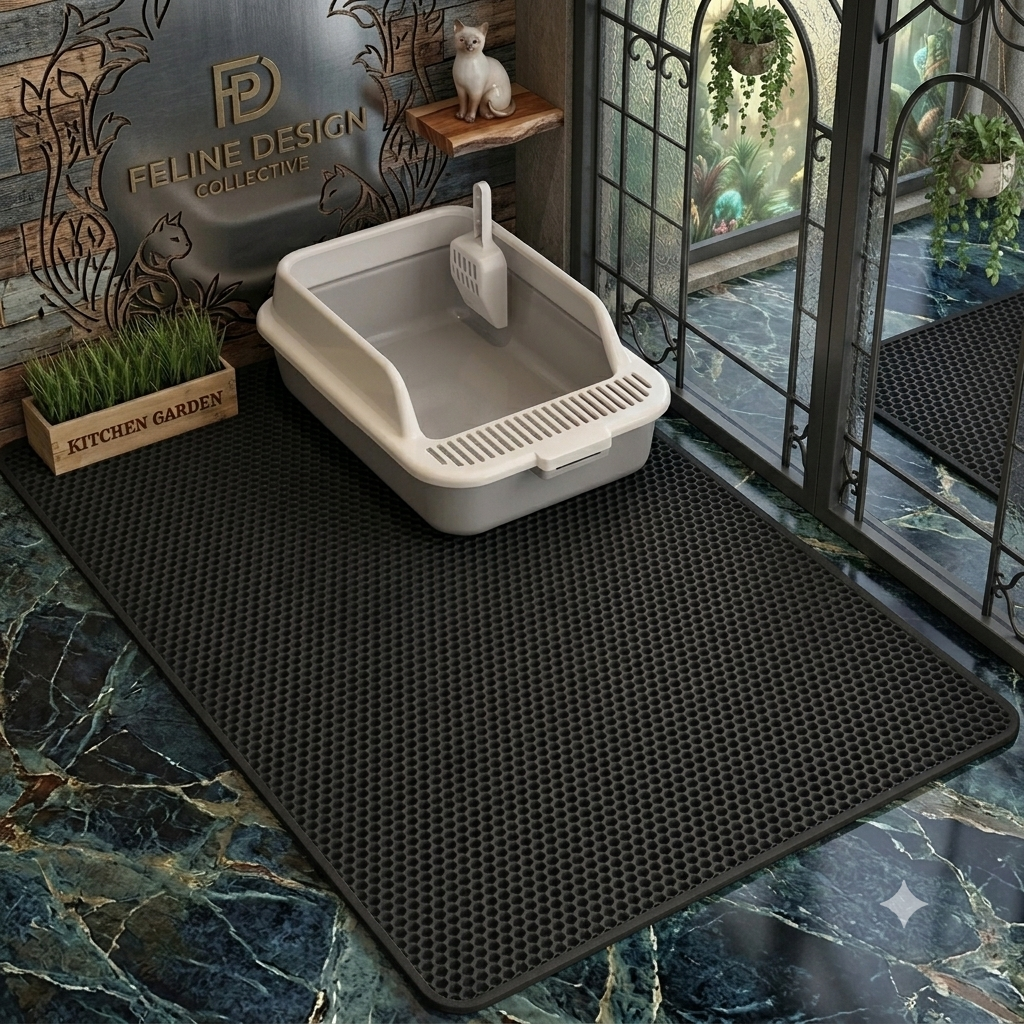 Premium Double-Layer Cat Litter Mat