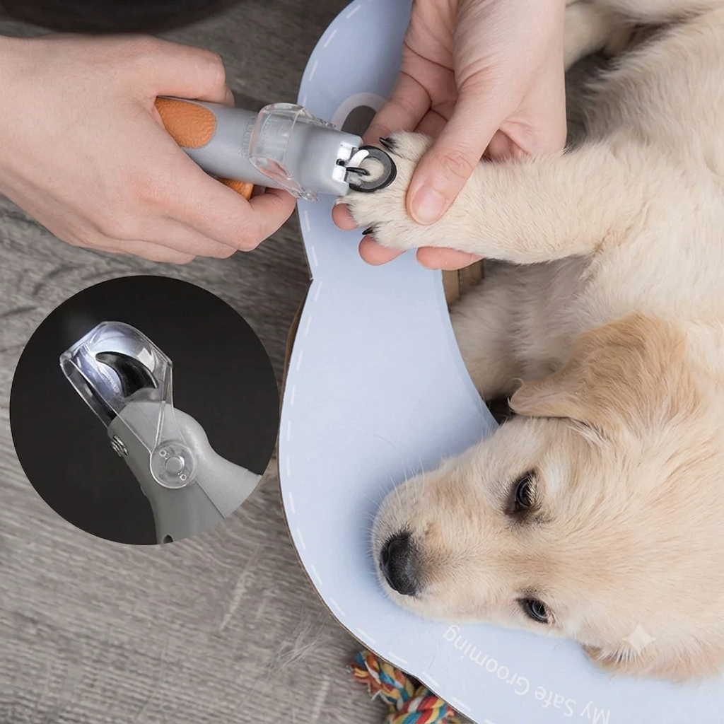 SafeTrim™ LED Pet Nail Clipper