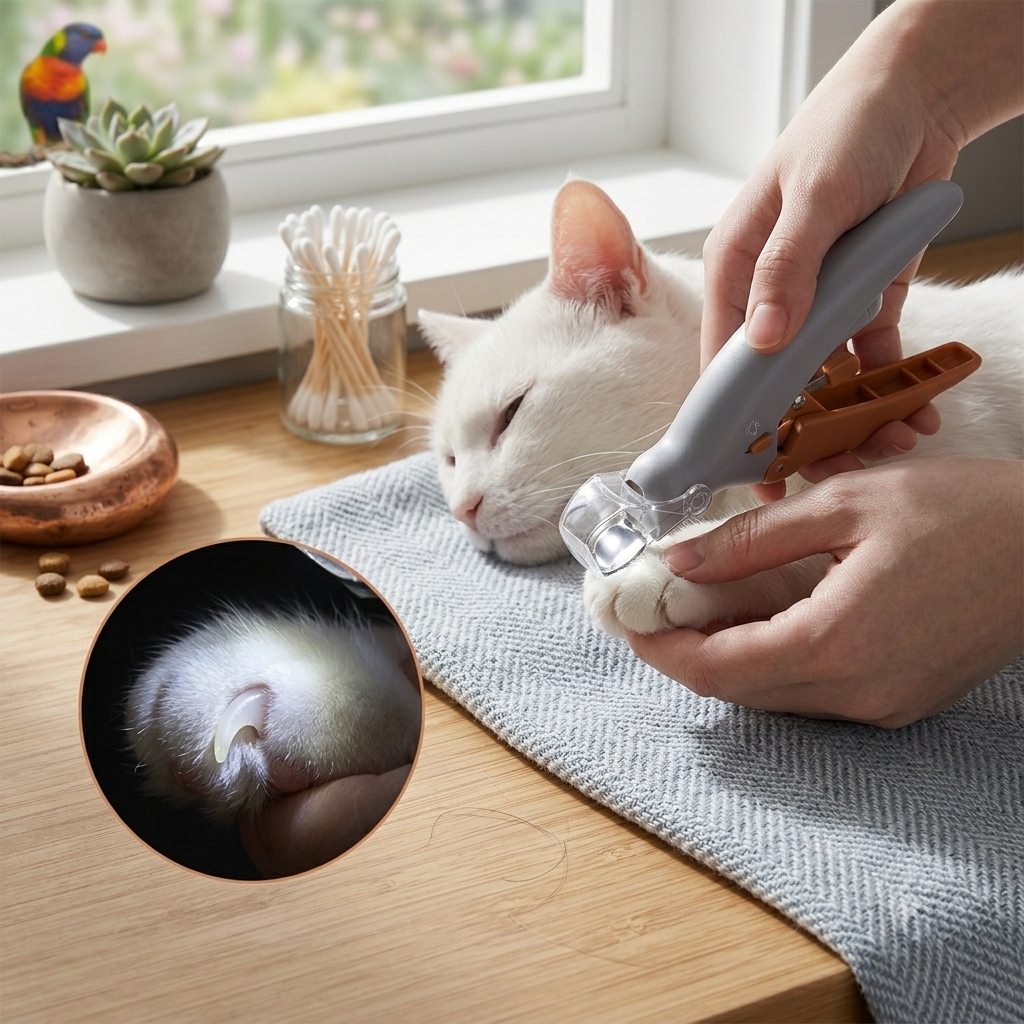 SafeTrim™ LED Pet Nail Clipper