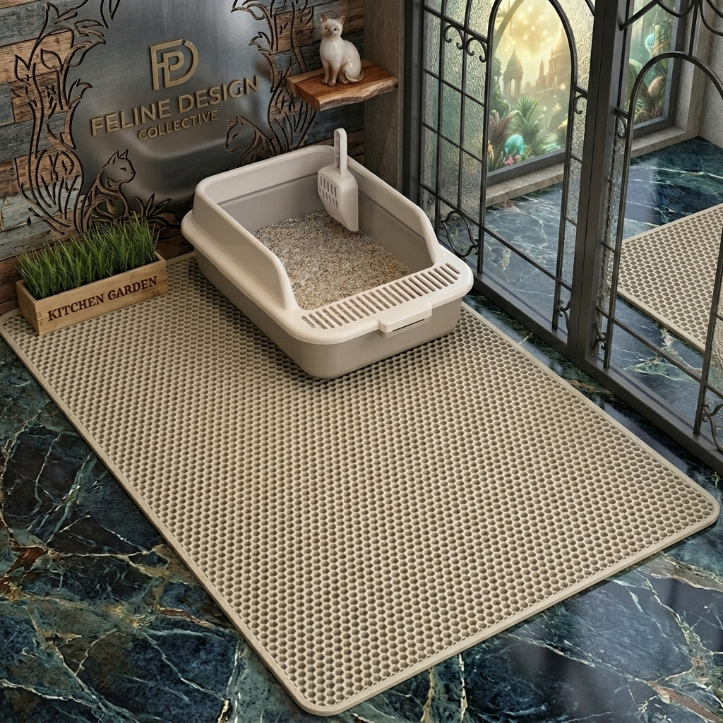 Premium Double-Layer Cat Litter Mat