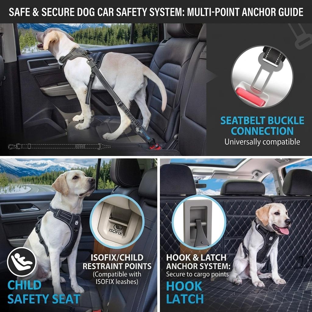 Adjustable Pet Car Safety Seat Belt