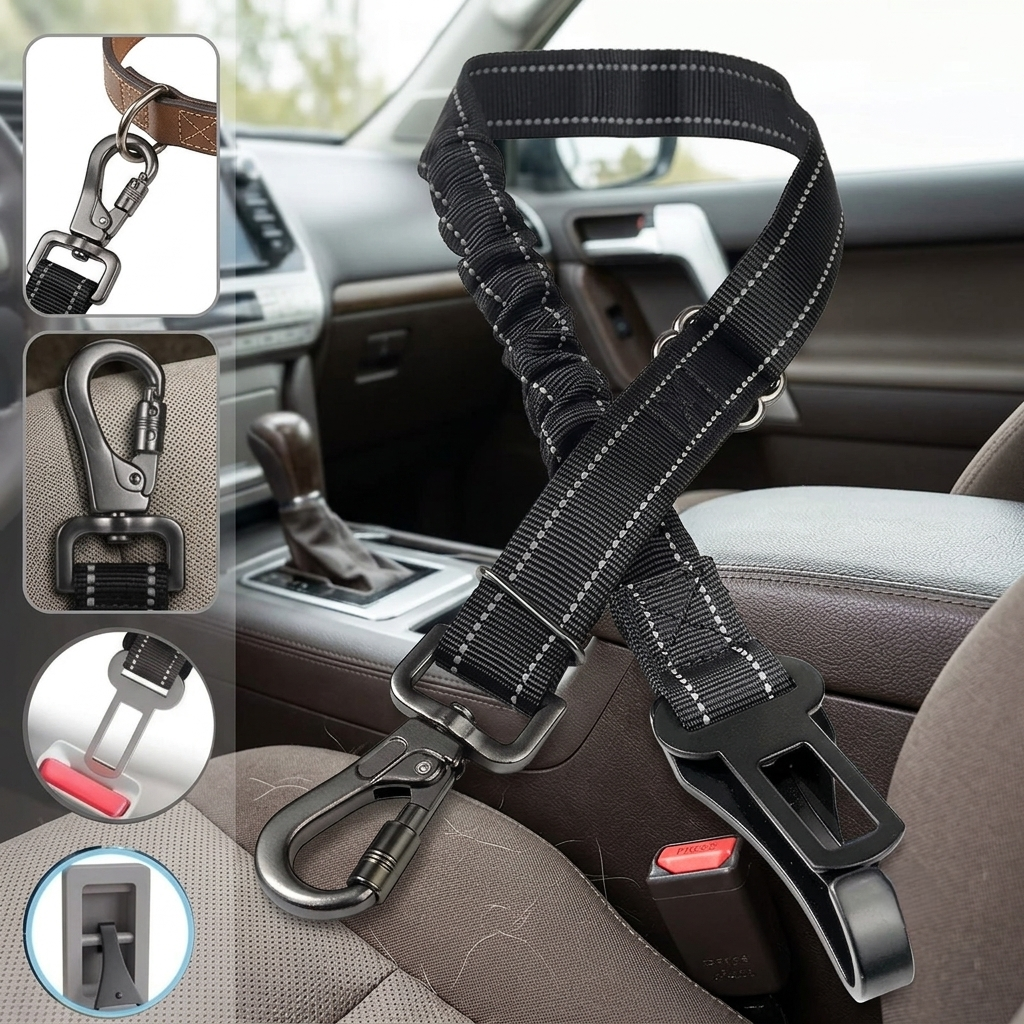Adjustable Pet Car Safety Seat Belt