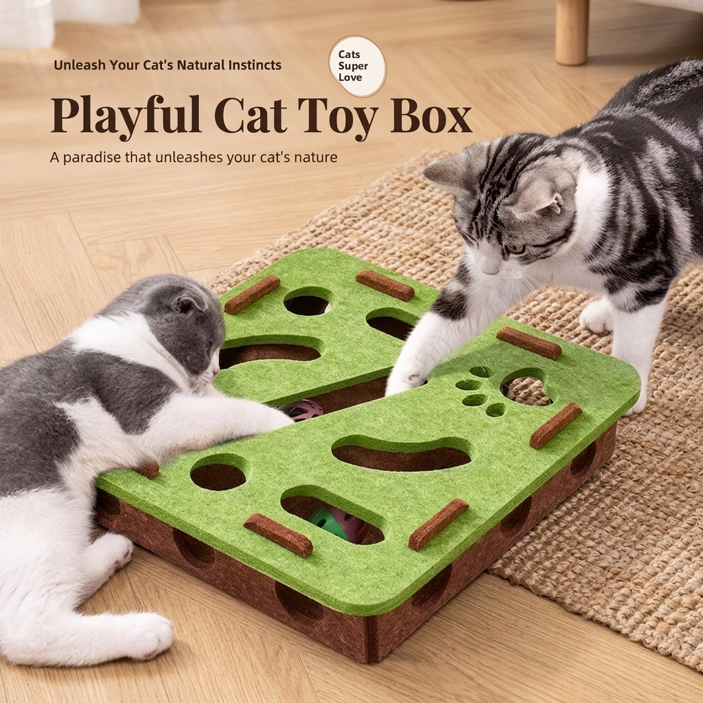 PurrPlay™ Interactive Cat Puzzle Toy